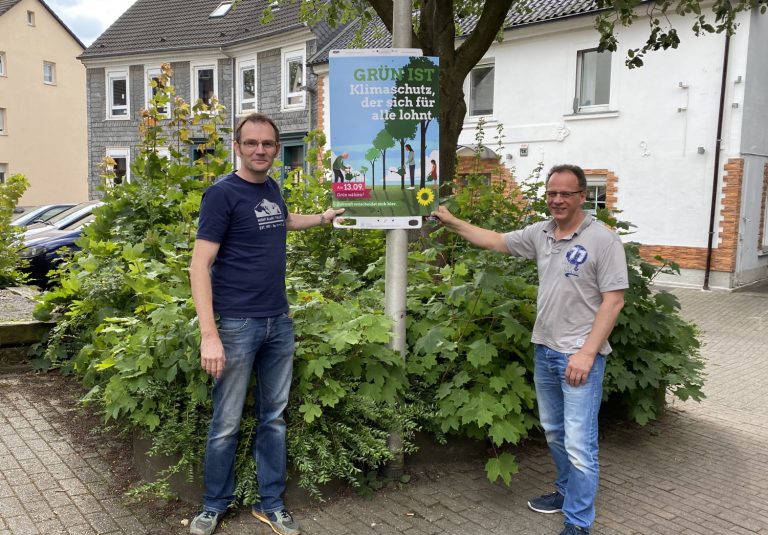 Straßenwahlkampf hat begonnen.