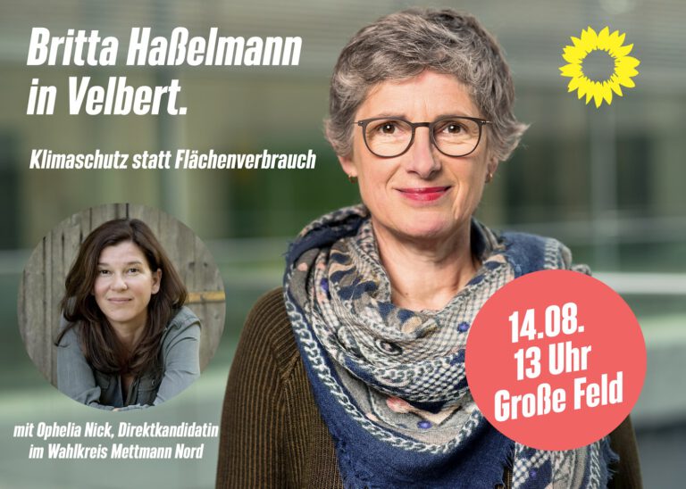 Britta Hasselmann und Ophelia Nick in Velbert