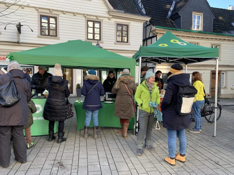 GRÜNER INFOSTAND ZUR KOMMUNALWAHL ’25
