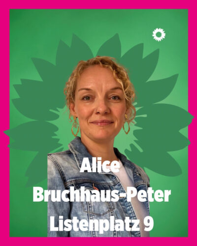 Listenplatz 9: Alice Bruchhaus-Peter Kandidatin Stadtrat Wülfrath