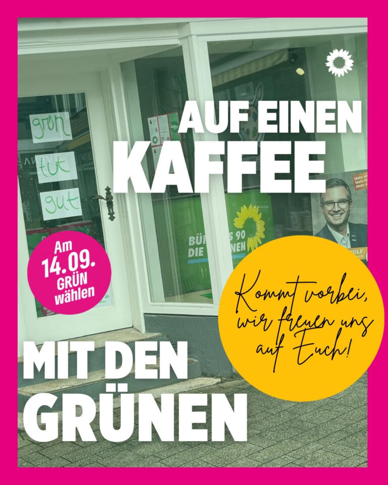Auf einen Kaffee mit den GRÜNEN