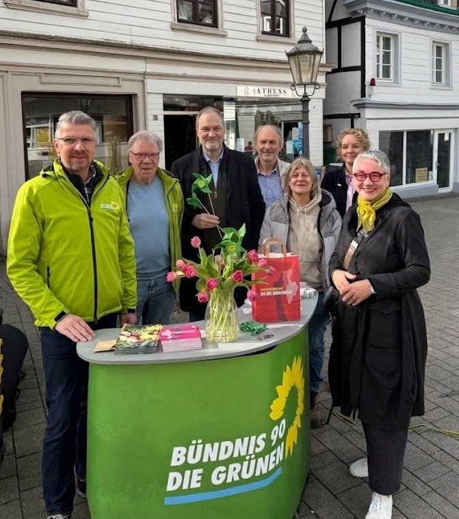 Erster GRÜNER Infostand im Frühjahr 2026